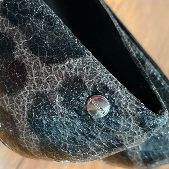 Calvin Klein Snakeskin Embossed Pump - Picture 7 of 8